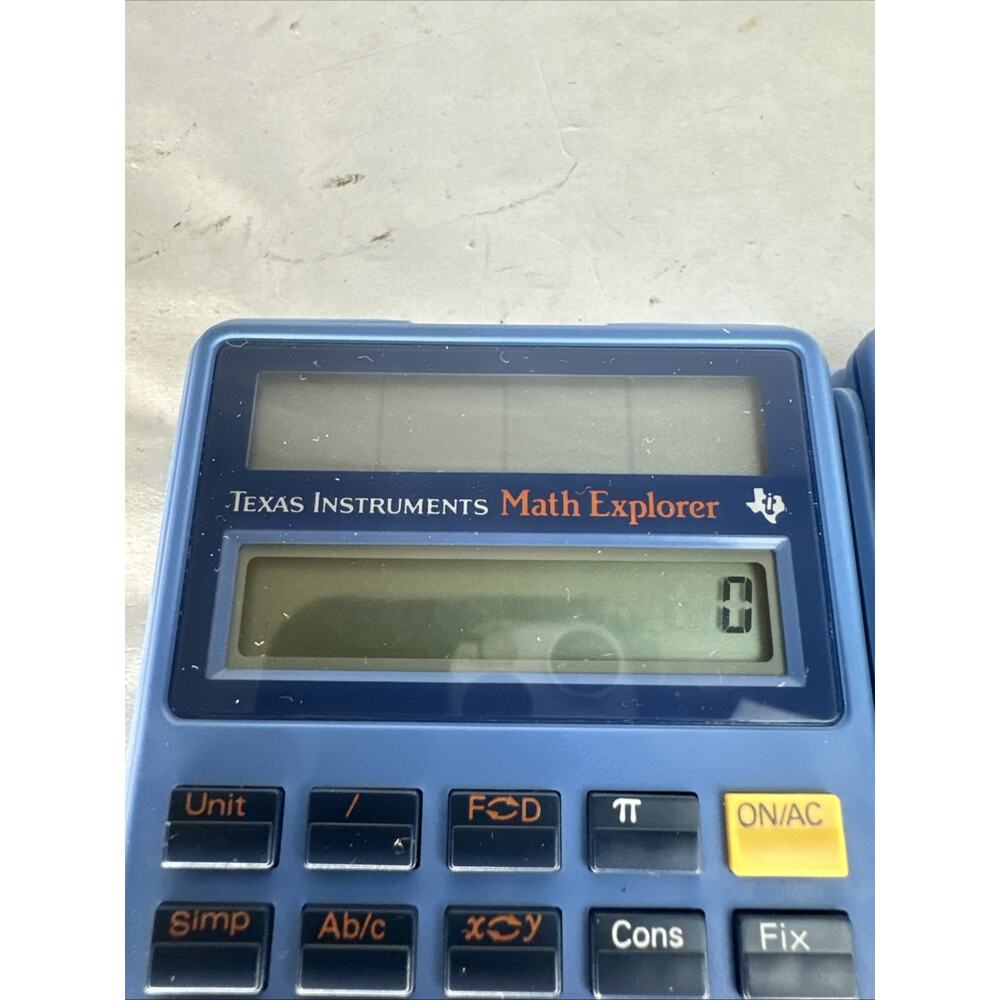 Texas Instruments Math Explorer (1-0391) Calculator w/ Cover & Index Card - 2Pk - Picture 5 of 12